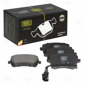 TRIALLI PF1875 Колодки торм. VW Transporter T5 (03-) дисковые задние для тормозной системы TRW (в комплекте с датчиком)