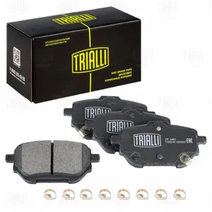 TRIALLI PF2467 Колодки торм. Toyota Corolla 19- диск.задн.