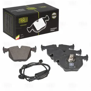 TRIALLI PF4155 Колодки торм. BMW X5 (E53) (00-) 7 (E38) (95-) дисковые задние (в комплекте с датчиком)