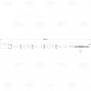 TRIALLI PFS4136 Датчик износа тормозных колодок Li AutoLixiang L9 23- ПЕРЕДНИЙЗАДНИЙ