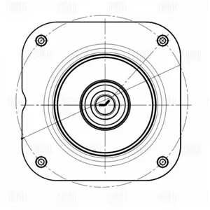 TRIALLI SA0855 Опора амортизатора Kia Spectra (00-) (перед.) (с подшип.) (SA 0855)