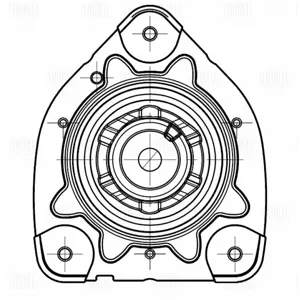 TRIALLI SA0965 Опора амортизатора Renault Laguna 07- перед. с подшип.