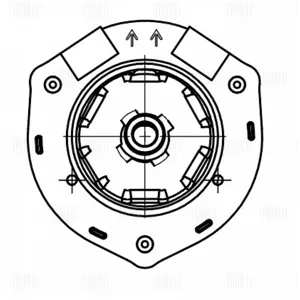 TRIALLI SA1939 ОПОРА АМОРТИЗАТОРА Toyota Camry 01- ПЕРЕДНЯЯ С ПОДШИПНИКОМ 