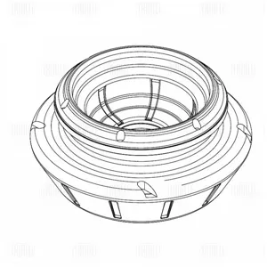 TRIALLI SA2059 Опора амортизатора PSA 107C1 05- перед. с подшип.