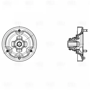 TRIALLI SA2545 Опора амортизатора BMW X5(E53) перед. с подшип.