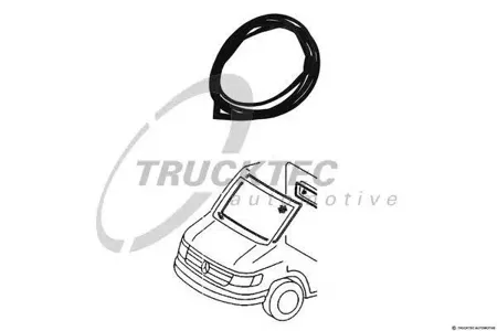 TRUCKTEC 0150018 Прокладка, ветровое стекло