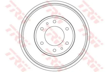 TRW DB4423 Барабан тормозной Mitsubishi L200 2.5DI-D 05>