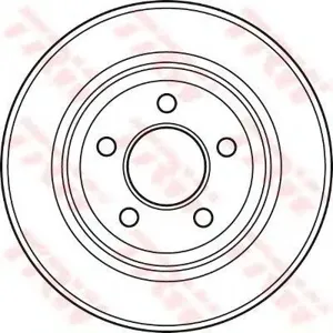 TRW DF4882 Диск торм.перед. Chrysler Grand Voyager Voyager 2.42.5D 95-01