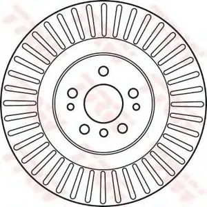 TRW DF6013S Диск торм.перед. (в коробке 1шт., цена за 1шт.)