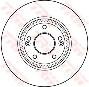 TRW DF6108S Диск торм.перед. Hyundai Sonata V 2.0-3.3i2.0CRDi 05>