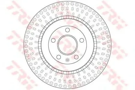 TRW DF6175S Диск торм.зад. Audi A4 2.0 TDI 11=> 330x22