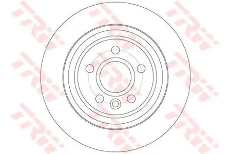TRW DF6187 Диск торм.задний Volvo S60S80V60V70CX70 1.6-3.01.6D-2.4D 10>