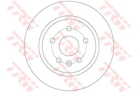 TRW DF6340 Диск торм.задний Opel Astra Mokka 1.3D1.41.61.81.7D2.0D 09>
