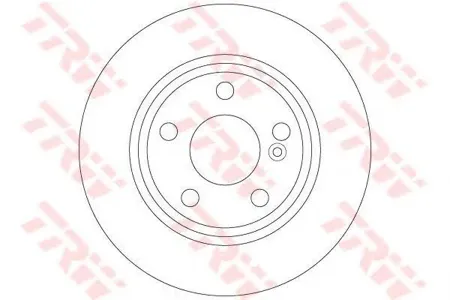 TRW DF6376 Диск торм.задний Mercedes W246 1.82.01.8CDi2.0CDi 11>