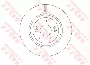 TRW DF7592 Диск торм.перед. Hyundai I40, IX35 Kia Ceed , Optima 11=>