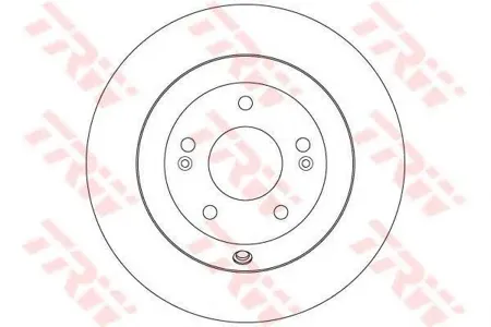 TRW DF7996 Диск торм.зад. Hyundai Santa Fe IIIII 2.0CRDI2.2CRDI2.4 09->, Kia Sorento II 2.0-2.4 09->