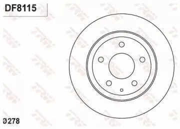 TRW DF8115 Диск торм Mazda 6 2012 >>