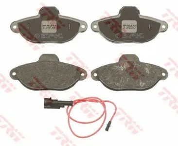 TRW GDB1115 Колодки торм.передние =414 01=FO582881=425 001B-SX=FDB925 Fiat Punto 1.1i-1.7D 93-96
