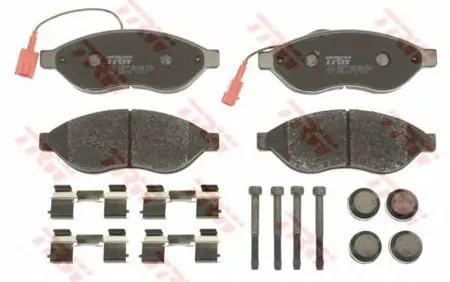 TRW GDB1681 Колодки торм.передние Fiat Ducato , Citroen Jumper , Peugeot Boxer (250)