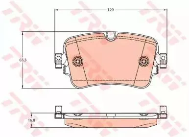 TRW GDB2131 Колодки торм.