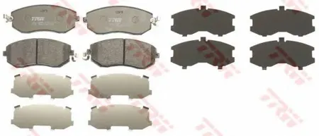 TRW GDB3519 Колодки торм.передние Subaru BRZ 2.0 12=>