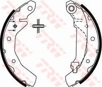 TRW GS8645 Колодки торм.барабанные Daewoo Matiz