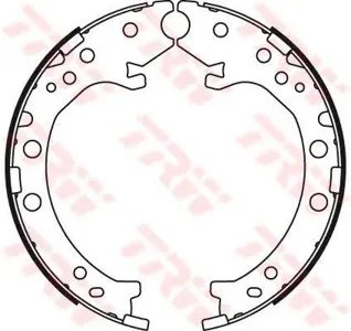 TRW GS8789 Колодки торм.барабанные задние Honda CR-V 2.02.42.2D 06>
