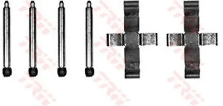 TRW PFK204 Ремкомплект торм.колодок передних MB W202,W210,W124 R170 all 85-04