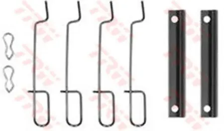 TRW PFK75 Ремкомплект торм.колодок Peugeot 205405 1.1-2.5iD 83-03