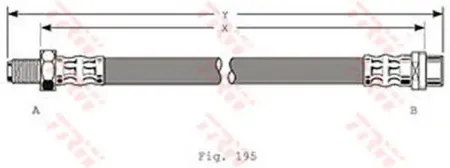 TRW PHB353 Шланг тормозной