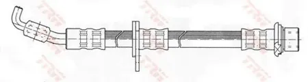 TRW PHB389 Шланг тормозной перед