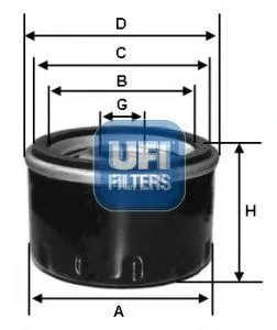 UFI 2351900 Фильтр масляный
