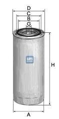 UFI 2431901 Фильтр топливный