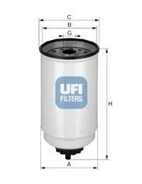 UFI 2437100 Фильтр топливный Ford Transit 2.5DTDTDI