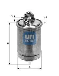 UFI 2440000 Фильтр топливный 