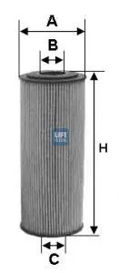 UFI 2509400 Фильтр масляный