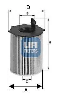 UFI 2514100 Фильтр масляный Audi A4,A5,A6,A8,ALLROAD,Q5,Q7), Porsche ( Cayenne ), VW ( Phaeton , Touareg )