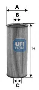 UFI 2515400 Фильтр масляный
