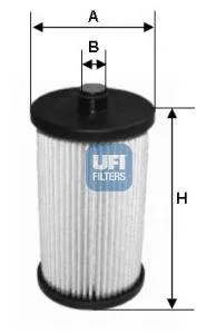 UFI 2601200 Фильтр топливный