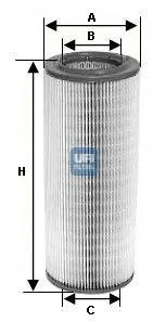 UFI 2736700 Воздушный фильтр