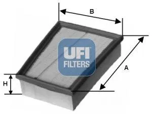 UFI 3055700 Воздушный фильтр BMW X1 2.0 11>