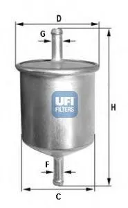 UFI 3152900 Фильтр топливный