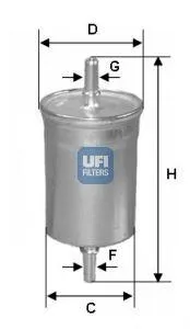 UFI 3174700 Фильтр топливный