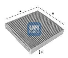 UFI 5421900 Фильтр салона угольный Audi A3, Skoda Octavia , VW Golf VII 12>
