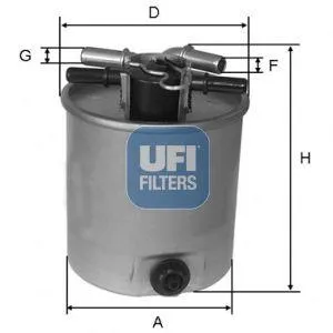 UFI 5539200 Фильтр топливный