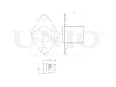 UNIO DUC50058 Комплект пыльник и отбойник (1 шт.)