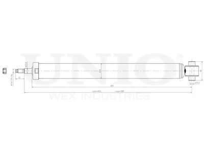 UNIO SAB10678 Амортизатор MB C(W204205)E(W213) газ.задн.