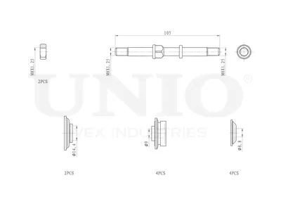 UNIO SSP50010 Стойка стабилизатора передняя
