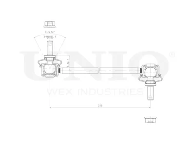 UNIO SSP50240 Стойка стабилизатора передняя