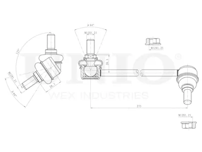 UNIO SSP50248 Стойка стабилизатора Hyundai H-1 07- перед.прав.